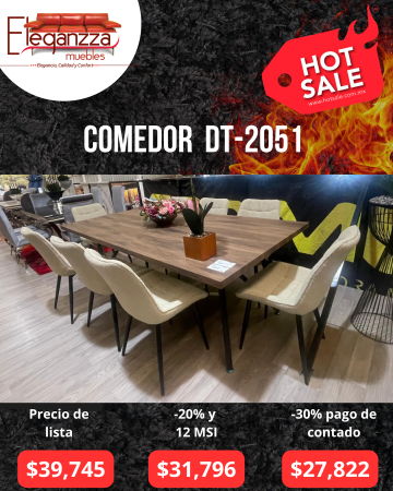 Comedor Mesa DT-2051 y DT-1903 - Post