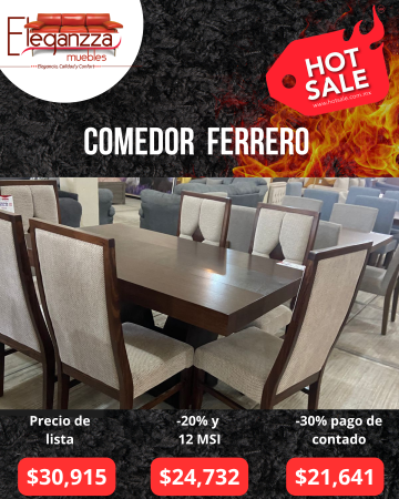 Comedor Mesa Ferrero Silla Ferrero - Post
