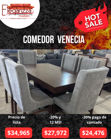 Comedor Mesa Venecia Silla Pegaso - Post