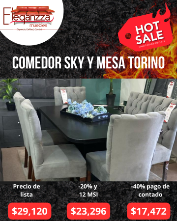 Comedor Sky y Mesa Torino - Post
